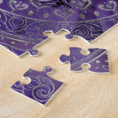 Ganesha - Silber und Purpur Puzzle (Seite)