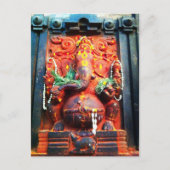 Ganesha-Statue Postkarte (Vorderseite)