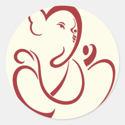 Ganesha Sticker (Vorderseite)