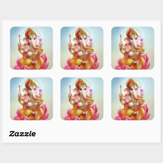 Ganesha Stickers - Version 10 (Blatt)