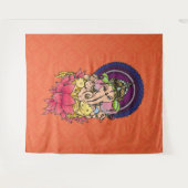 GANESHA - Tapestry Wandteppich (Vorderseite (Horizontal))