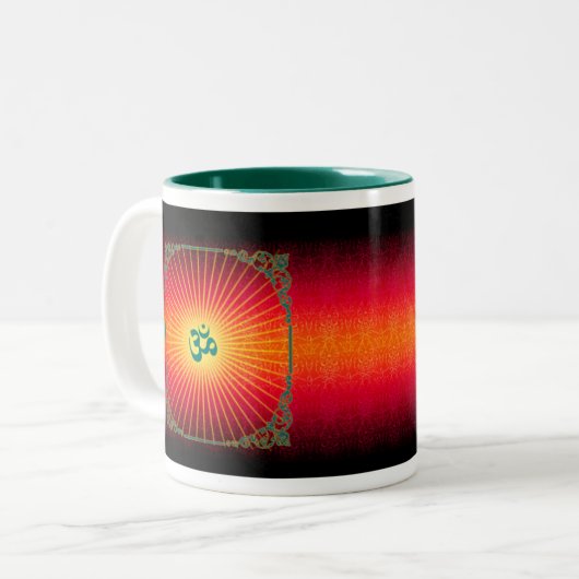 GANESHA - Tasse, Cup Zweifarbige Tasse (Vorderseite Links)