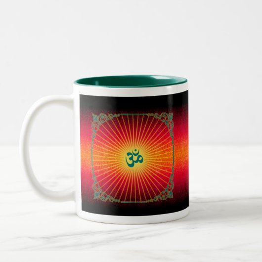 GANESHA - Tasse, Cup Zweifarbige Tasse (Links)