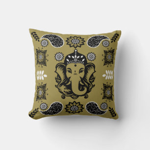 Ganesha-Themen-Hindu-Kunstprint Kissen
