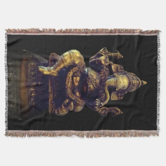 Ganesha Throw Blanket Decke (Vorderseite)
