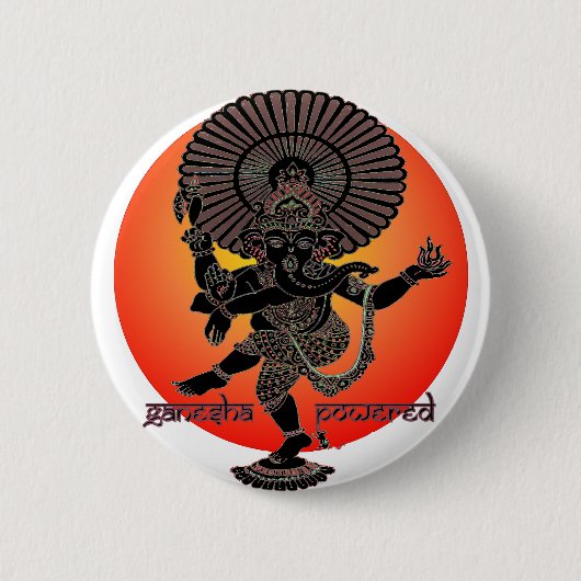 Ganesha trieb an button (Vorderseite)