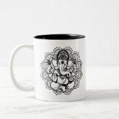 Ganesha Two-Tone-Kaffee-Tasse Zweifarbige Tasse (Links)