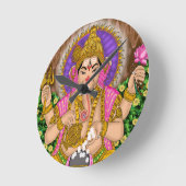 Ganesha-Uhr Runde Wanduhr (Winkel)