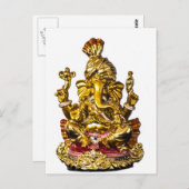 Ganesha von Vanwinkle Designs Postkarte (Vorne/Hinten)