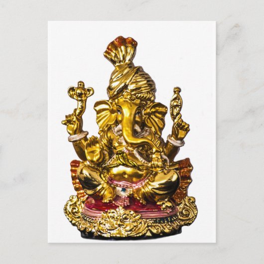 Ganesha von Vanwinkle Designs Postkarte (Vorderseite)