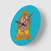 Ganesha Wall Clock Runde Wanduhr (Winkel)