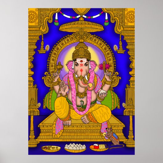 Ganesha-Wand Poster (Vorne)