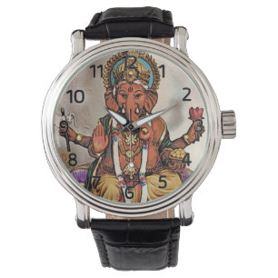 Ganesha Watch (mit römischen Zahlen) Armbanduhr