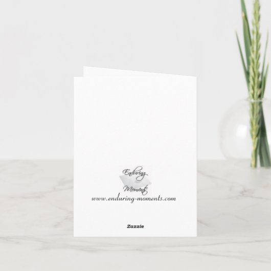 Ganesha Wedding danke Ihnen Karten (Rückseite)