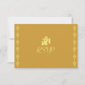 Ganesha Wedding RSVP Cards (Rückseite)