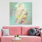 GANESHA - Wrapped Canvas Leinwanddruck (Insitu (Wohnzimmer))