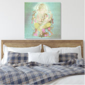 GANESHA - Wrapped Canvas Leinwanddruck (Insitu (Schlafzimmer))