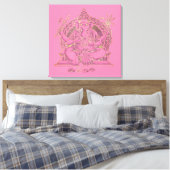 GANESHA - Wrapped Canvas Leinwanddruck (Insitu (Schlafzimmer))