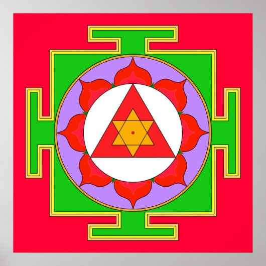 Ganesha Yantra Poster (Vorne)