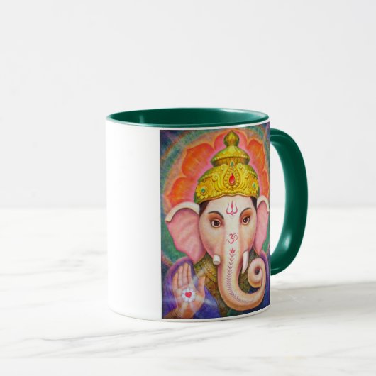 Ganeshas Segen Tasse (VorderseiteRechts)