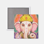 Ganeshas Segnungen Magnet (Vorderseite/Rückseite)