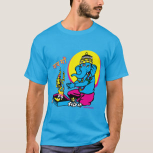 Ganesh's Puja to Ma Jah Sunny Arts Design Hemd T-Shirt
