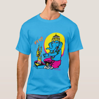 Ganesh's Puja to Ma Jah Sunny Arts Design Hemd T-Shirt