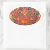GANESISCHES MALEN OVALER AUFKLEBER (Tasche)