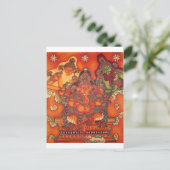 GANESISCHES MALEN POSTKARTE (Stehend Vorderseite)