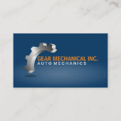 Gang 3D mechanisch Visitenkarte (Vorderseite)