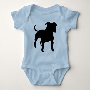 Gang amerikanischen Staffordshires Terrier Baby Strampler