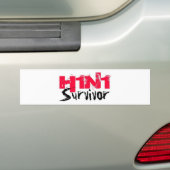 Gang des Überlebend-H1N1 Autoaufkleber (Auf Auto)