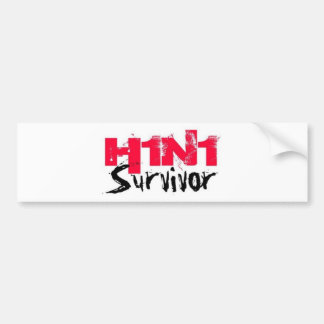 Gang des Überlebend-H1N1 Autoaufkleber