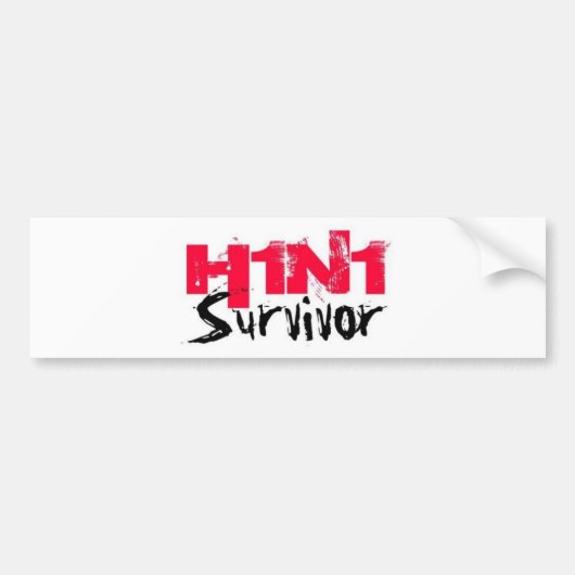 Gang des Überlebend-H1N1 Autoaufkleber (Vorne)