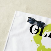 GANG! grünes Strandtuch (Beispiel)