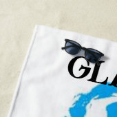 GANG! himmelblaues Strandtuch (Beispiel)