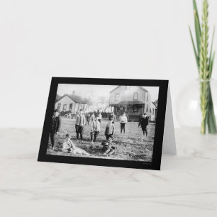 Gang of Boys in Cleveland, OH 1911 Karte