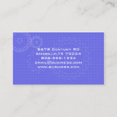 Gang-Plan-Visitenkarte Visitenkarte (Rückseite)