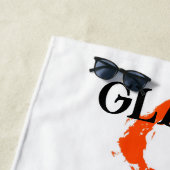GANG! rotes Strandtuch (Beispiel)