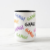 GANG! Two-Tone Tasse, 0,44 l Zweifarbige Tasse (Mittel)
