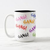 GANG! Two-Tone Tasse, 0,44 l Zweifarbige Tasse (Links)