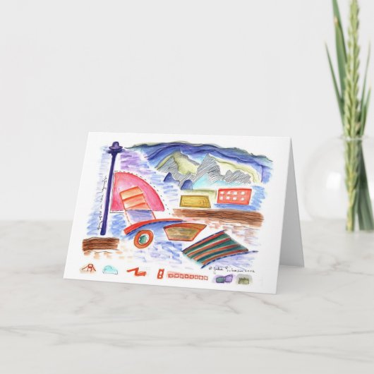 Gang von 18 auf dem Yangtse River Karte (Vorderseite)