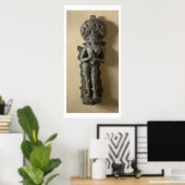 Ganga, goddess who personifies the sacred River Ga Poster (Heimbüro)