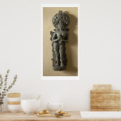 Ganga, goddess who personifies the sacred River Ga Poster (Küche)