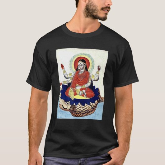 Ganga Hindu Goddess Hinduism India Indian River G T-Shirt (Vorderseite)
