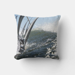 Gangboord onder water, actie. kissen