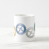 Gänge in den metallischen Farben Kaffeetasse (Mittel)