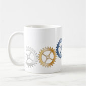 Gänge in den metallischen Farben Kaffeetasse (Links)