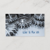 Gänge Visitenkarte (Rückseite)