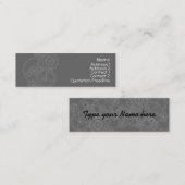 Gänge - Visitenkarten Mini Visitenkarte (Vorne/Hinten)